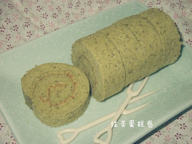 无油抹茶蛋糕卷
