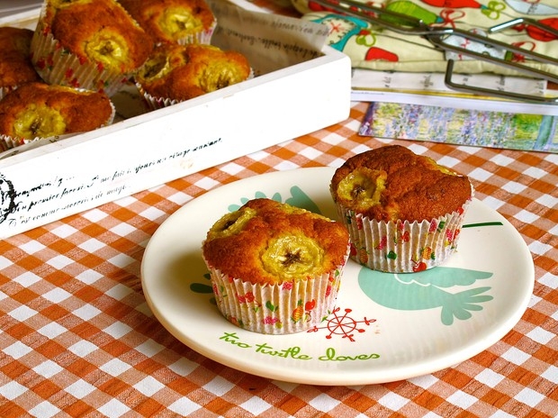 香蕉纸杯蛋糕（小嶋）