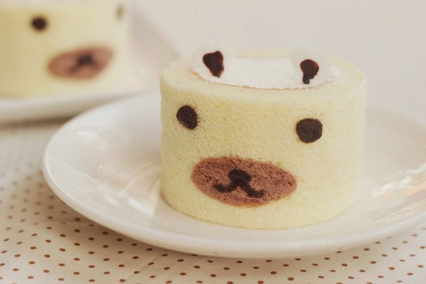 轻松小熊蛋糕卷