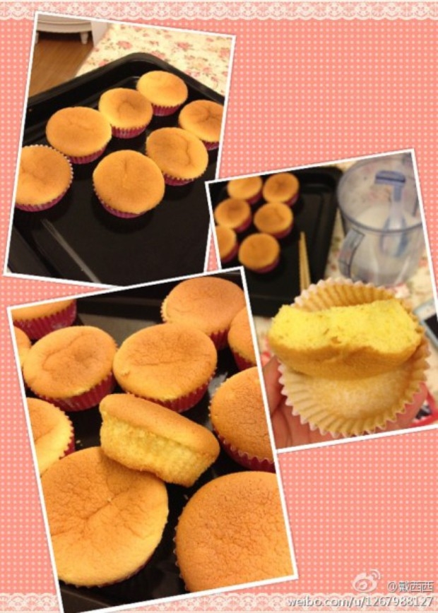 纸杯戚风蛋糕