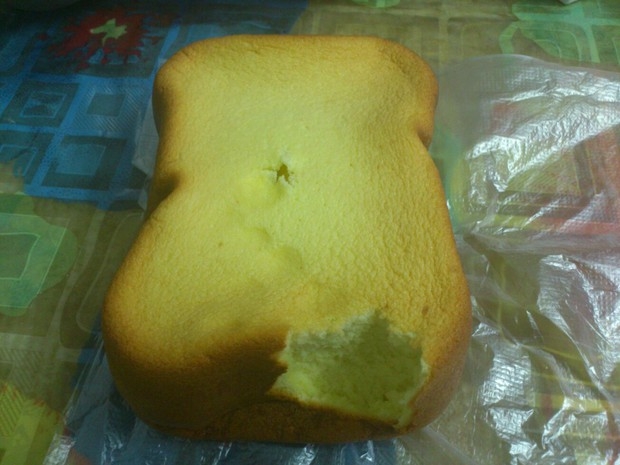 面包机版戚风蛋糕