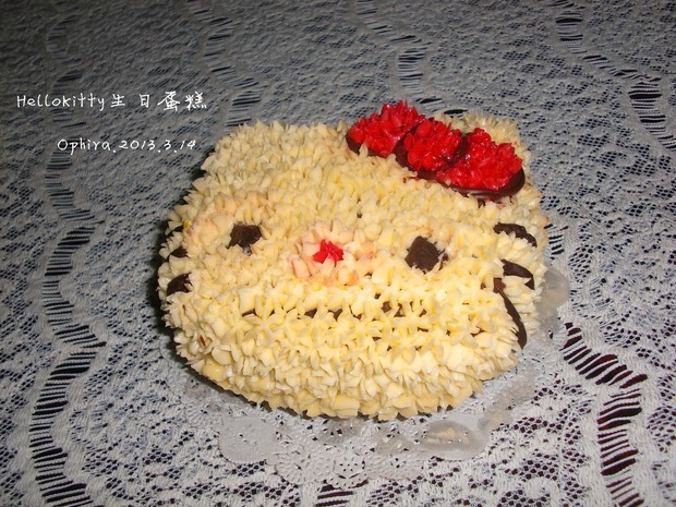 生日蛋糕&白色情人节｛HelloKitty凯蒂猫蛋糕｝