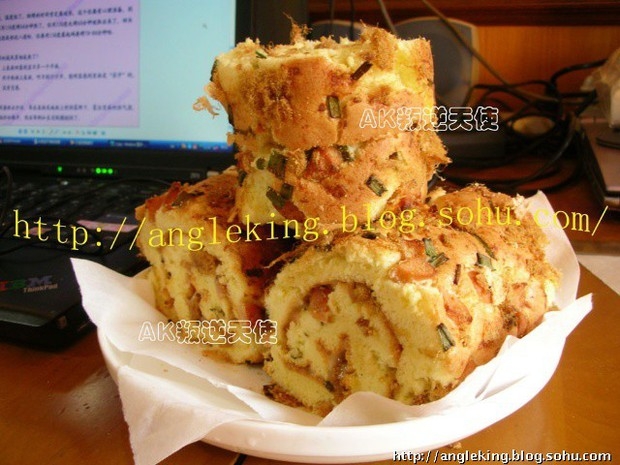 超赞的肉松火腿蛋糕卷