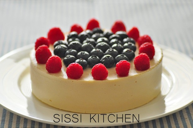 奶油冻芝士蛋糕（免烤，1:1配方）