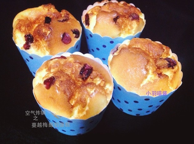 空气炸锅之蔓越梅酸奶蛋糕