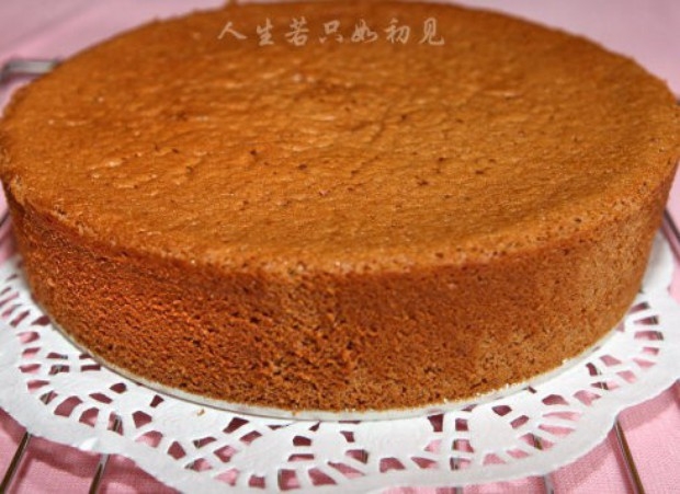 黑巧克力戚风蛋糕