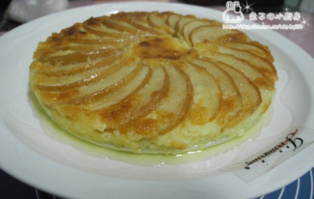 用马斯卡彭奶酪制作——枫糖苹果芝士蛋糕