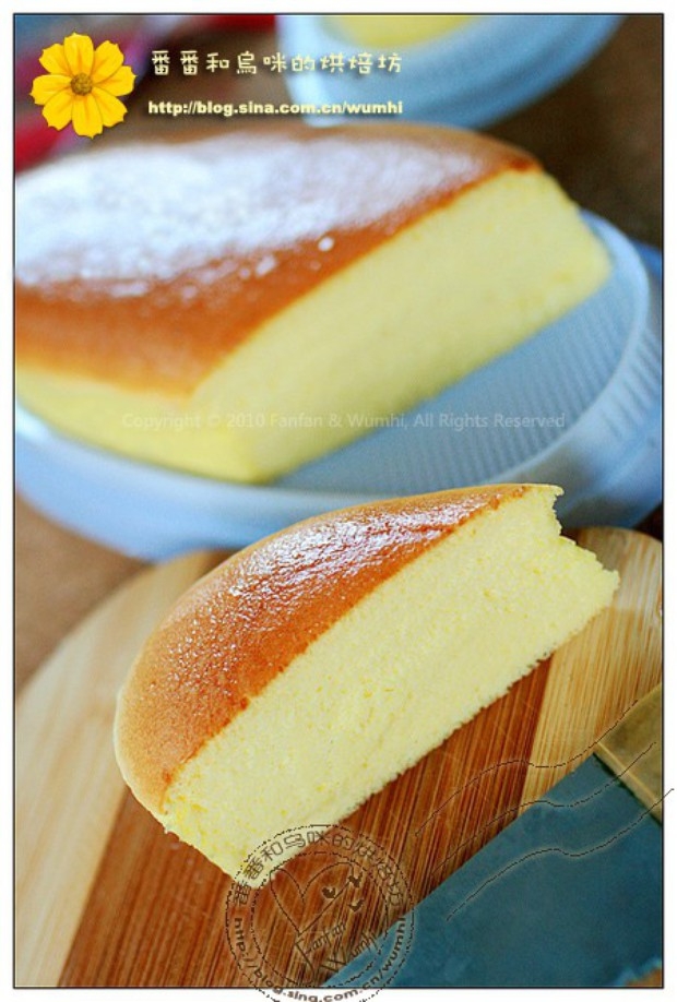 椰香轻乳酪蛋糕