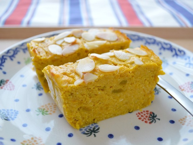 ★无油健康低卡★南瓜豆渣蛋糕