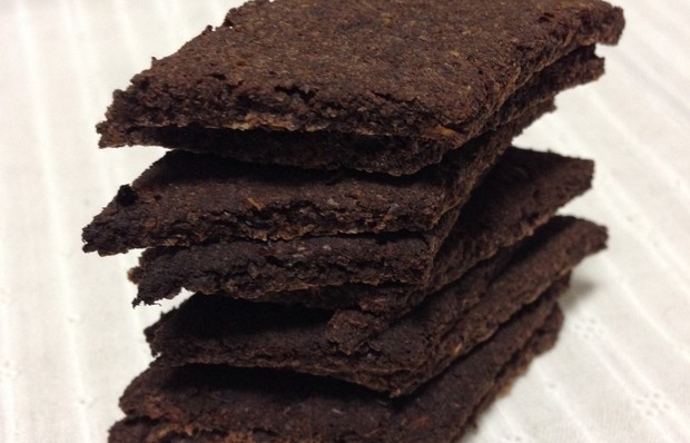 超简单无粉无油可可豆渣饼干