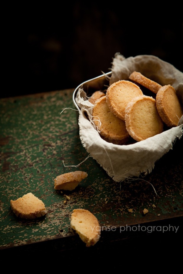 砂糖香草黄油饼干