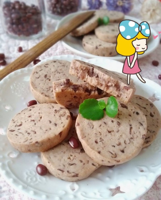 简单红豆圆饼干
