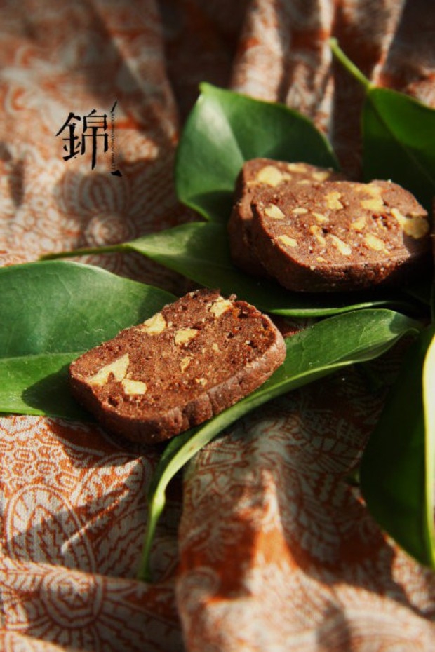 可可核桃饼干