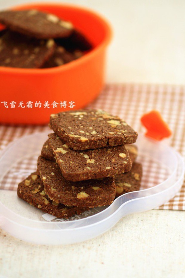 可可核桃饼干