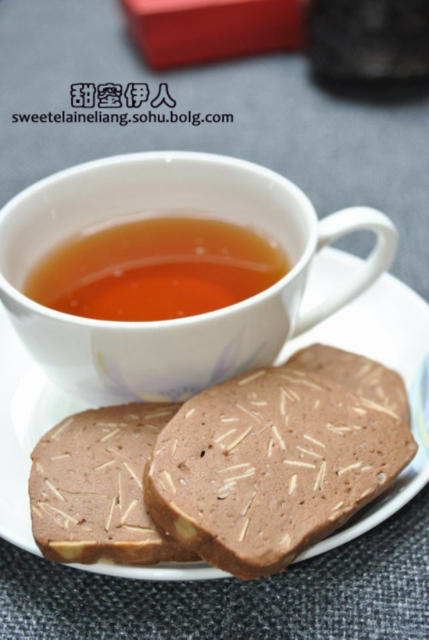 巧克力杏仁饼干