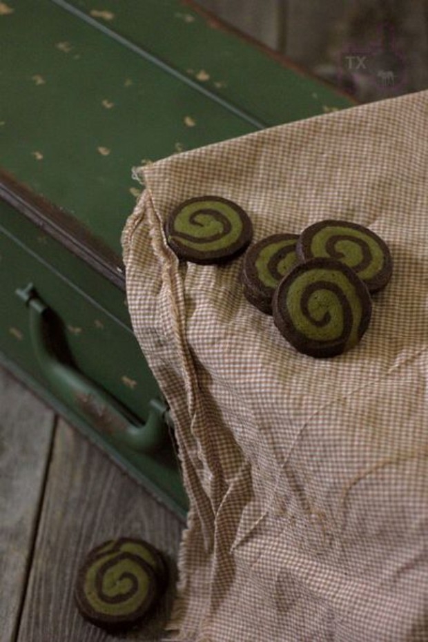 抹茶巧克力螺旋饼干