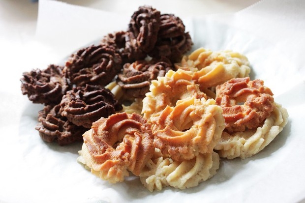 微波炉黄油曲奇饼干