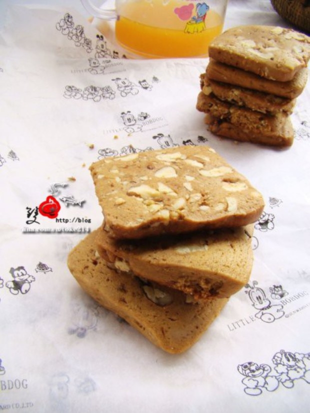 红糖核桃饼干