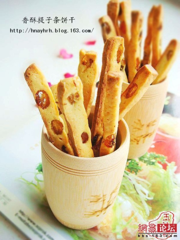 香酥提子条饼干