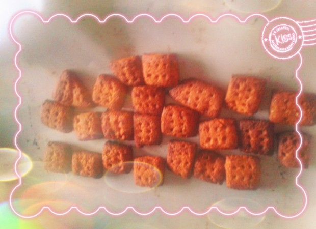 无油无蛋奶黄豆粉饼干