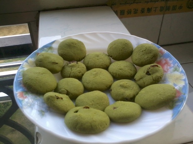 抹茶蔓越莓曲奇