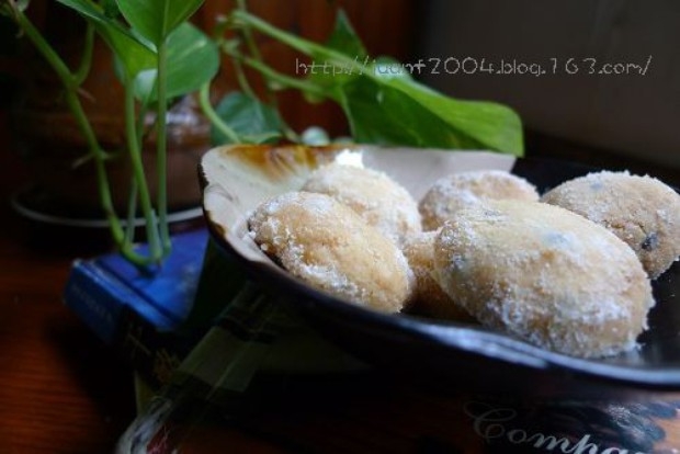 雪花巧克力豆曲奇