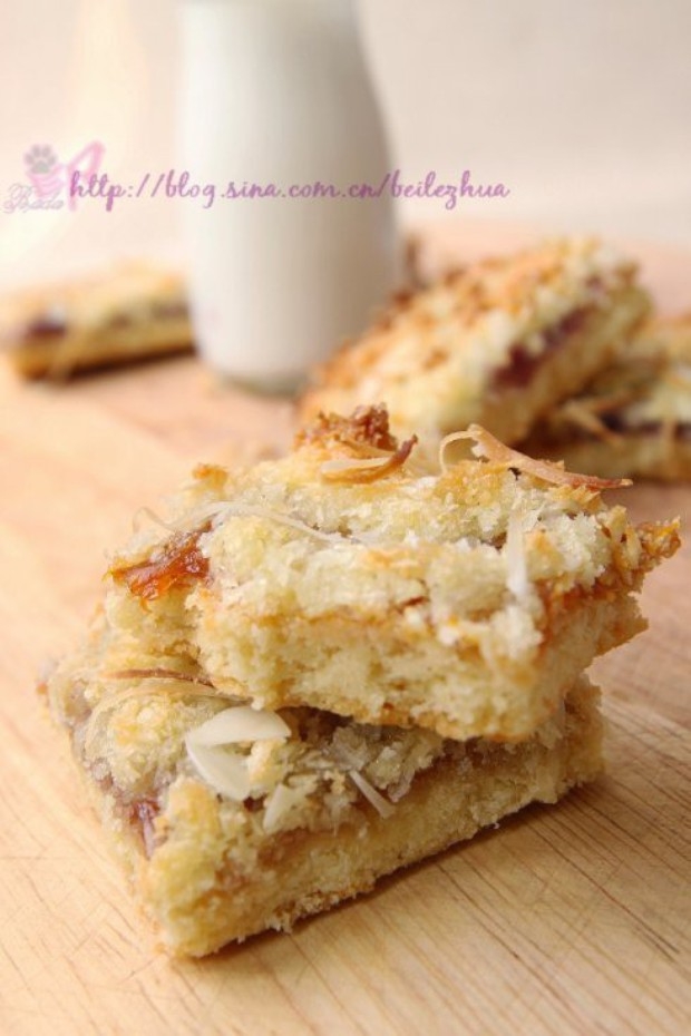 椰香果酱软曲奇