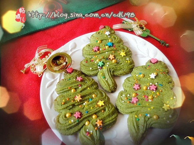 圣诞树曲奇饼干