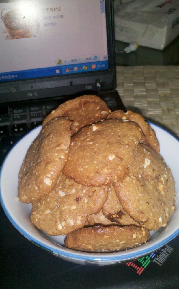 杏仁核桃红糖软曲奇