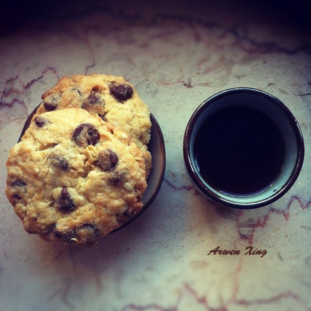 巧克力燕麦曲奇饼