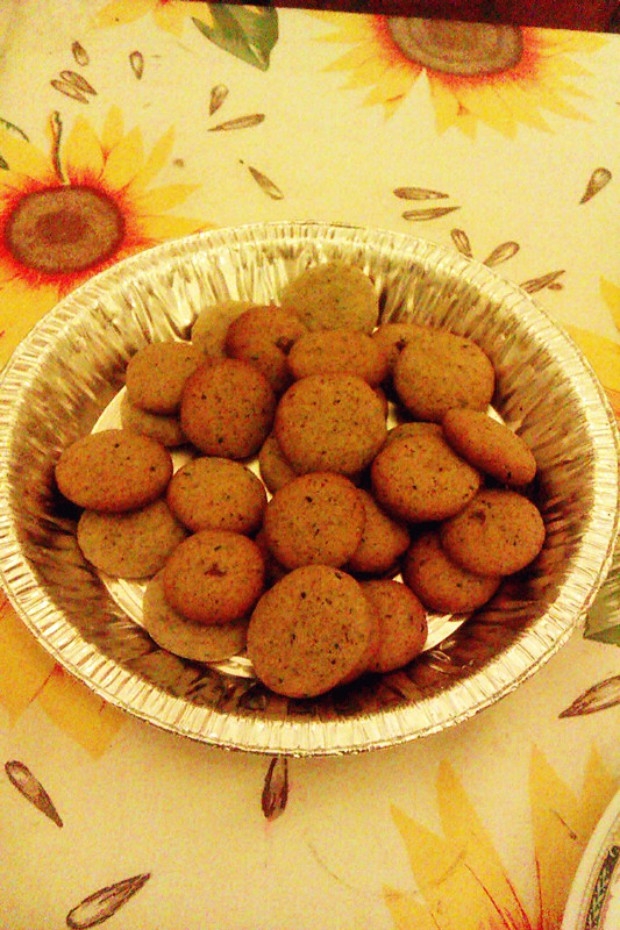 快手香草黑芝麻曲奇