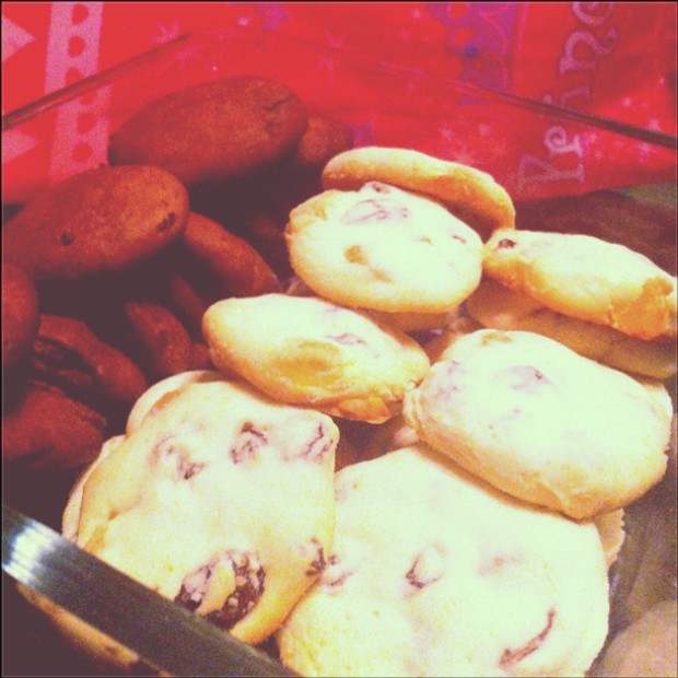 黑白配曲奇水果饼干