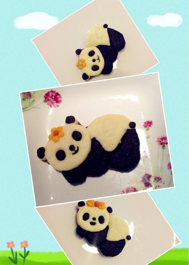 巧克力夹心牛油曲奇萌猫系列〜 熊猫