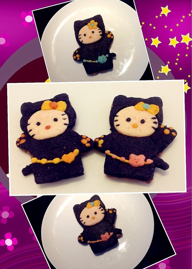 巧克力夹心牛油曲奇萌猫系列〜 kitty猫