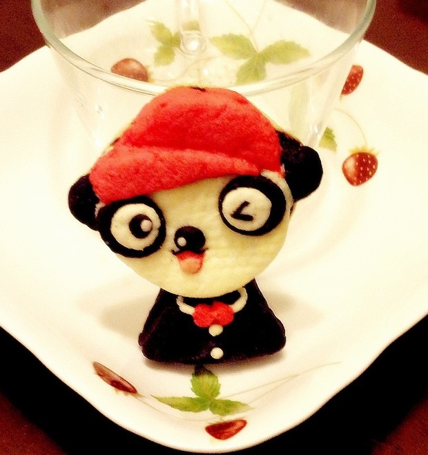 牛奶巧克力夹心曲奇〜熊猫先生