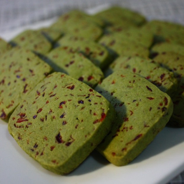 抹茶玫瑰干曲奇