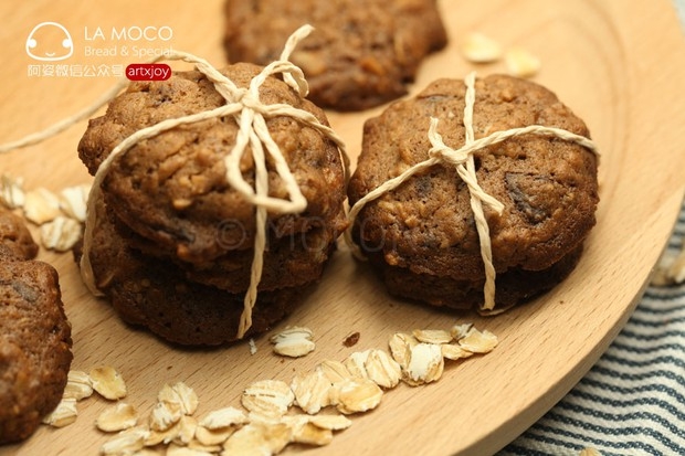 巧克力燕麦杏仁曲奇