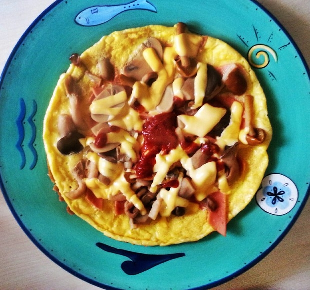 简单披萨早餐
