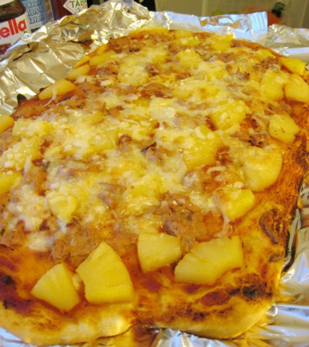 金枪鱼菠萝pizza