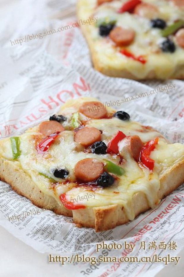 土豆泥吐司披萨