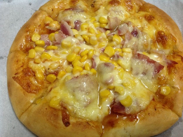 甜玉米培根披萨（连老妈都爱的披萨）