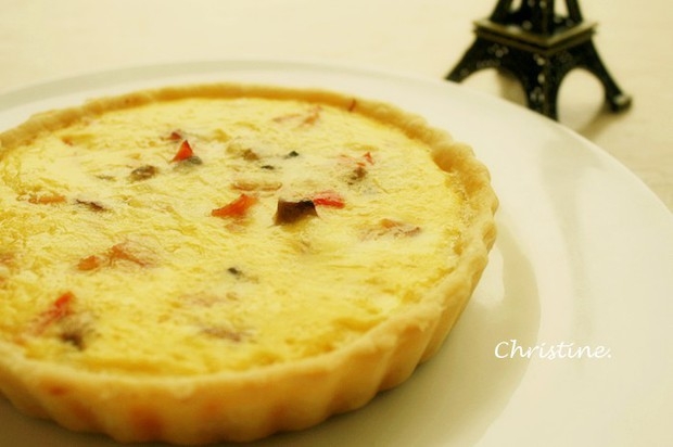 法式芝士培根派