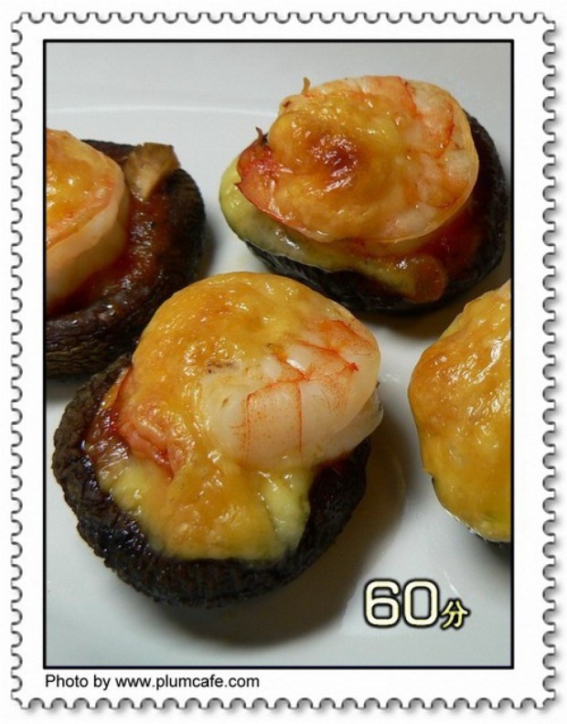 香菇虾仁“批萨”