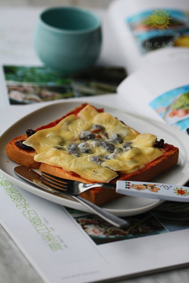 蔓越莓培根土司披萨