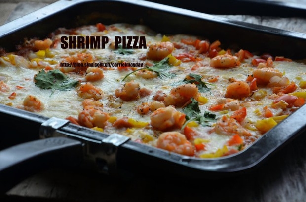 大虾奶酪批萨