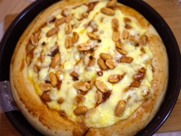 宮保雞丁pizza