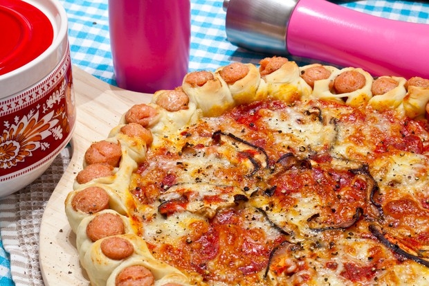 萨拉米花边披萨salami pizza