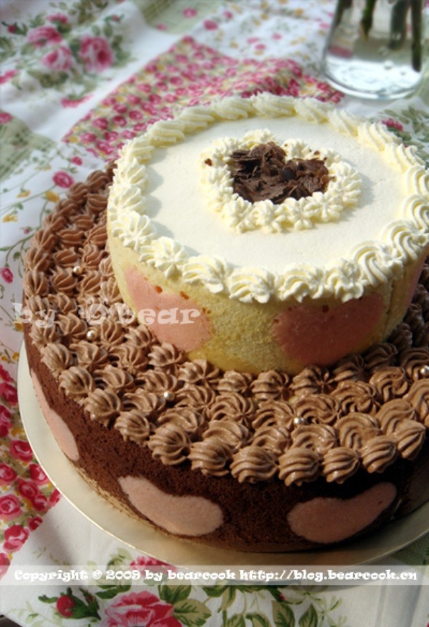 双层缎带巧克力慕斯