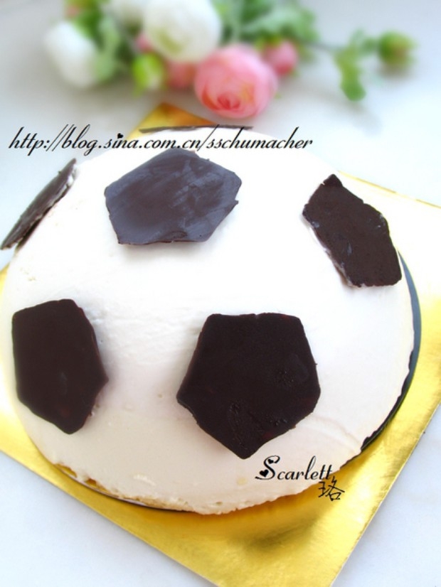 足球巧克力慕斯