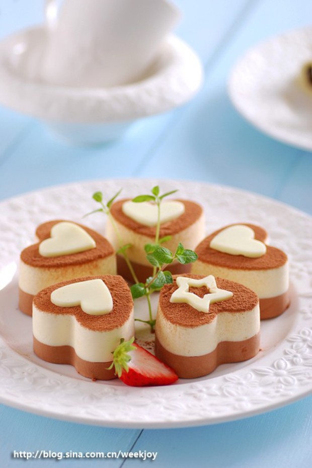 巧克力酸奶芝士冻糕